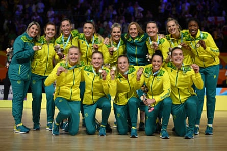 The Diamond players, here with their Commonwealth Games gold medals, have been put in a precarious position by Netball Australia.
