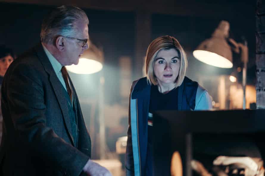 Prof Jericho (Kevin McNally), a star turn in this episode, and the Doctor (Jodie Whittaker)