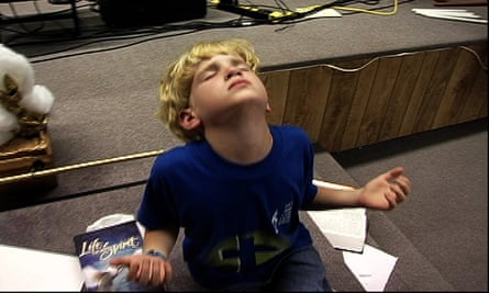 Andrew Sommerkamp, then 1o years old, in Jesus Camp.