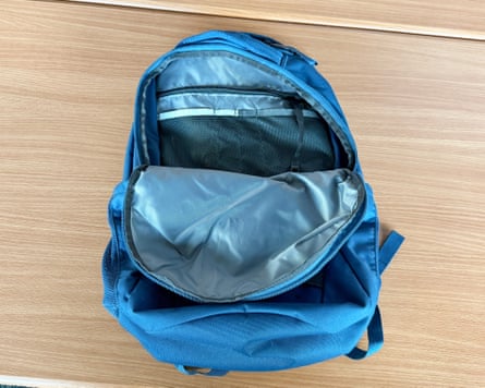 A photo of a North Face Vault laptop backpack