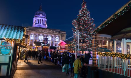 The Winter Wonderland in the Old Market Square, Nottingham