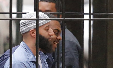 Adnan Syed arrives at the Baltimore City circuit courthouse on Friday.