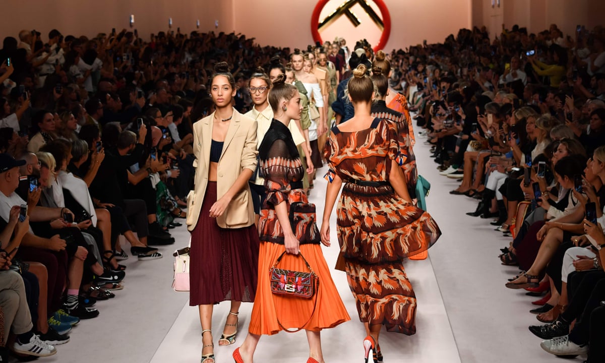 The logos are lowered but the fur still flies for Fendi in Milan | Milan fashion week | The Guardian