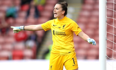 Liverpool Women's goalkeeper Rachael Laws