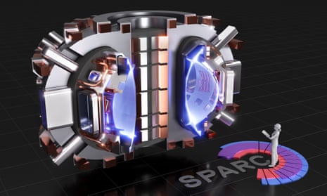 A rendering of Sparc, a nuclear fusion reactor currently under development. Scientists behind Sparc hope it will be capable of producing electricity for the grid by 2030.