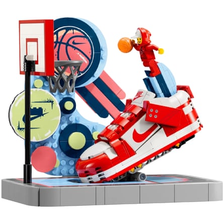 Lego Nike Dunk Trickshot