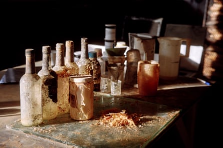 She has tried many different mixtures as part of her process.