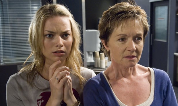 Jackie Woodburne as the inimitable Susan Kennedy – along with Margot Robbie’s Donna Freedman (left).