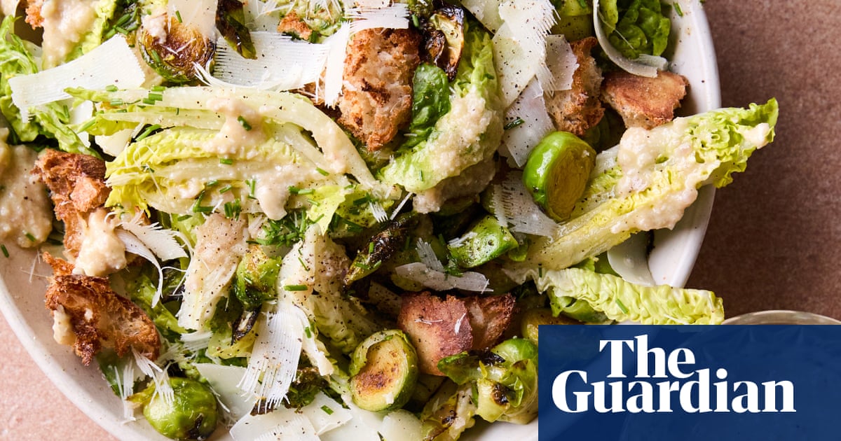 Georginia Hayden's quick and easy recipe for roast sprout salad with anchovies and parmesan | Quick and easy