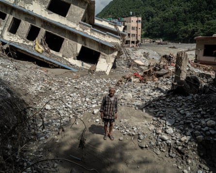 Dil Bahadur Shrestha, who is searching for Jamuna, his wife of 50 years
