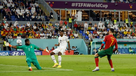 Ronaldo tucks it away but it’s a foul. It’s still nothing-nil.