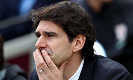 Middlesbrough manager Aitor Karanka has seen his side win just once in the Premier League this season
