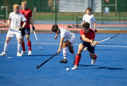hockey players at the University of Birmingham.