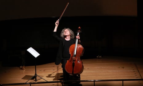 Steven Isserlis performing at the Wigmore Hall in London.