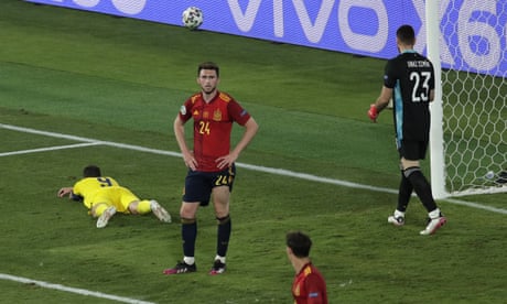 Spain and Sweden rue missed chances after Euro 2020 stalemate in Seville