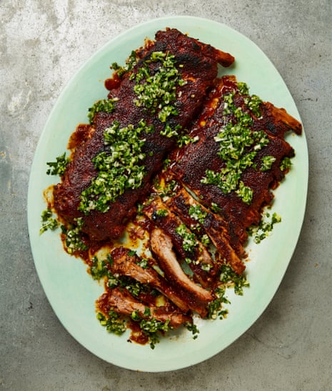 Pork ribs and sticky apricots: Yotam Ottolenghi's recipes for