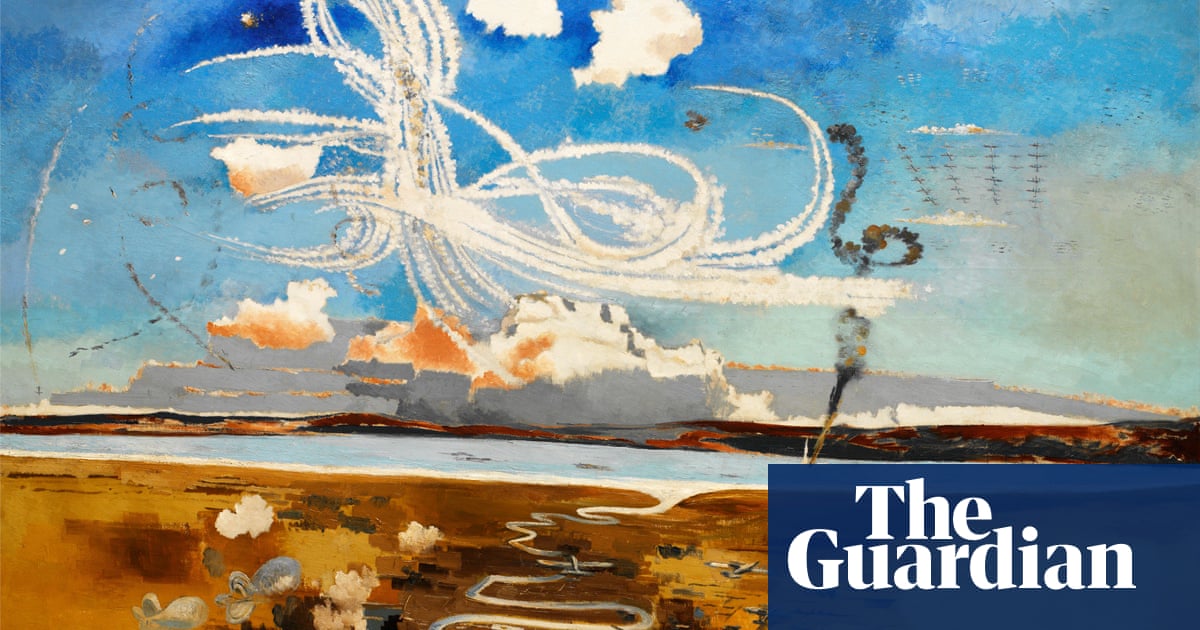 The Great British Art Tour: smoke tracks in a summer sky and Britain’s fight for survival