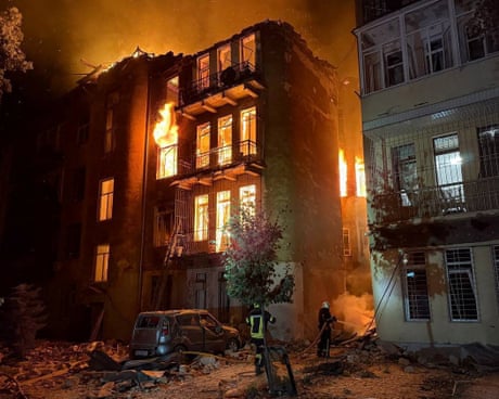 Russian attacks on Ukraine continue as Odesa hit by drones – Europe live