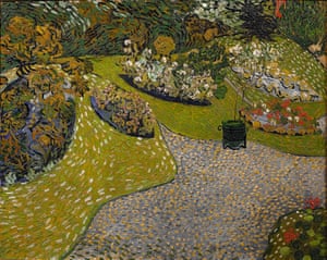 Daubigny’s Garden in Auvers, 1890 by Van Gogh.