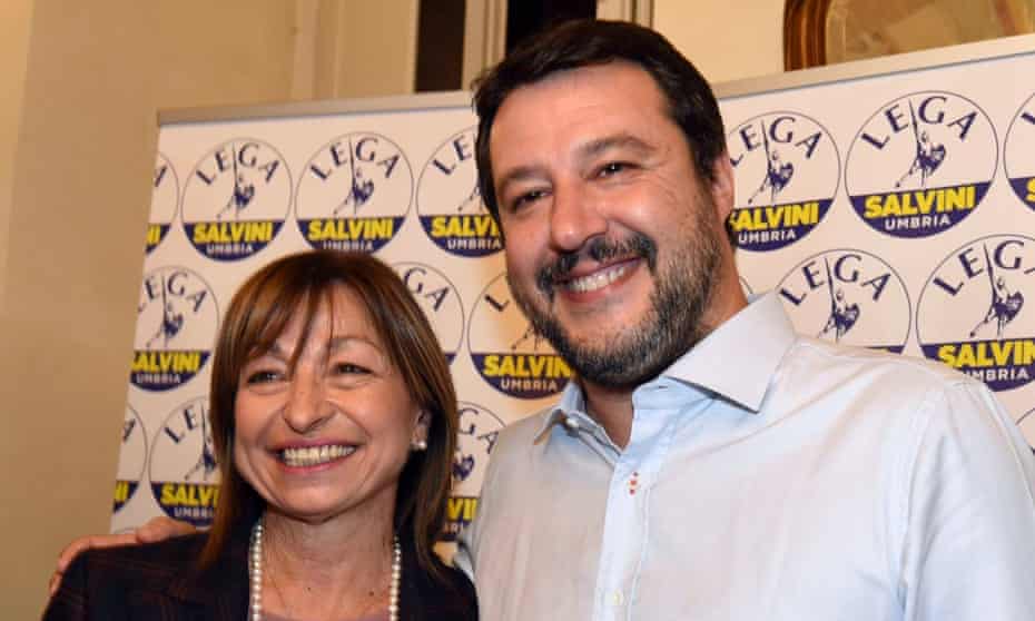 Donatella Tesei and Matteo Salvini