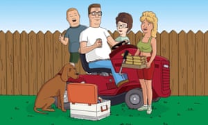 Cartoon capers: Adlon was the voice of Bobby in King of the Hill.