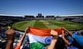 India fans at the Nassau County International Cricket Stadium.