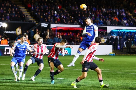 Paul Dawson heads over the bar