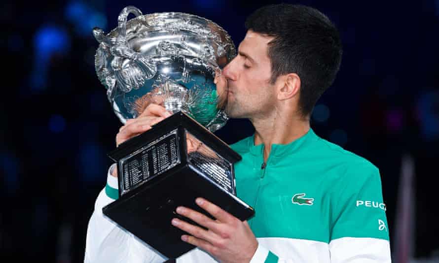 Novak Djokovic has won the Australian Open men's singles title a record nine times