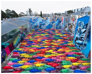 Wild Color (Melbourne) 2018 by artist photographer Spencer Tunick.
