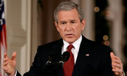 George W Bush struggled with his syntax but even he could shift registers and sound dignified.