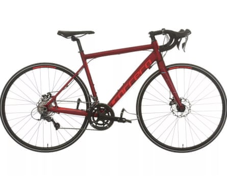 Carrera Vanquish Mens Road Bike in Red.