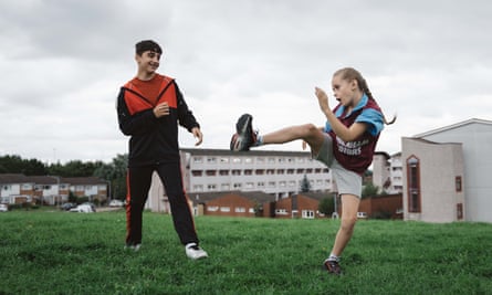 Best mates … Alin Uzun and Lola Campbell.