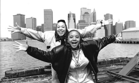 Debbie Pryce and Suzie Banfield of Cookie Crew in 1989.