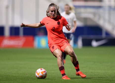 Maya Le Tissier in action for England.