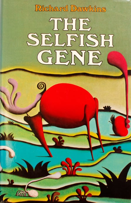 The original Selfish Gene book cover, illustrated by Desmond Morris