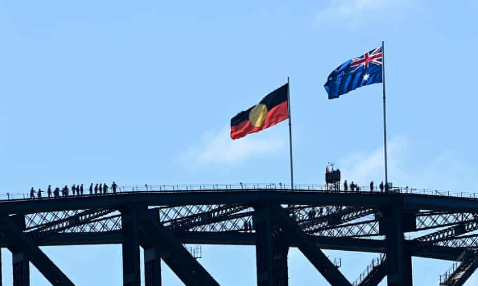 NSW premier Dominic Perrottet says the Aboriginal flag will soon have a permanent home atop the Sydney Harbour Bridge