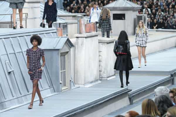 Streamlined Chanel Collection Shines In Paris Despite Catwalk