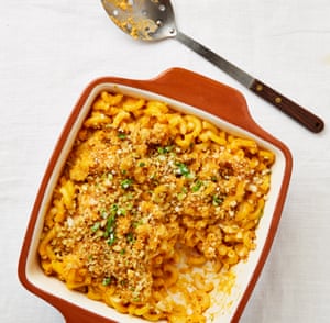 Meera Sodha’s creamy macaroni with sweet potato and gochujang