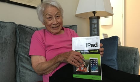 Rose Wong, 102, is still learning how to use new forms of technology.
