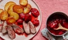 Thomasina Miers' five-spice duck recipe, with roast plums and crisp potatoes | The new flexitarian