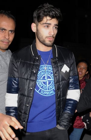Zayn Malik, the singer songwriter, in New York.