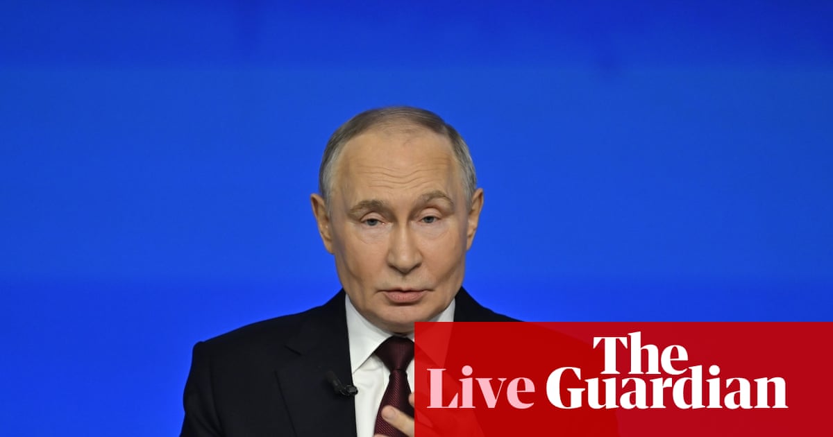 Ukraine war live: Putin praises Trump in lengthy speech as Zelenskyy welcomes EU’s €90bn loan