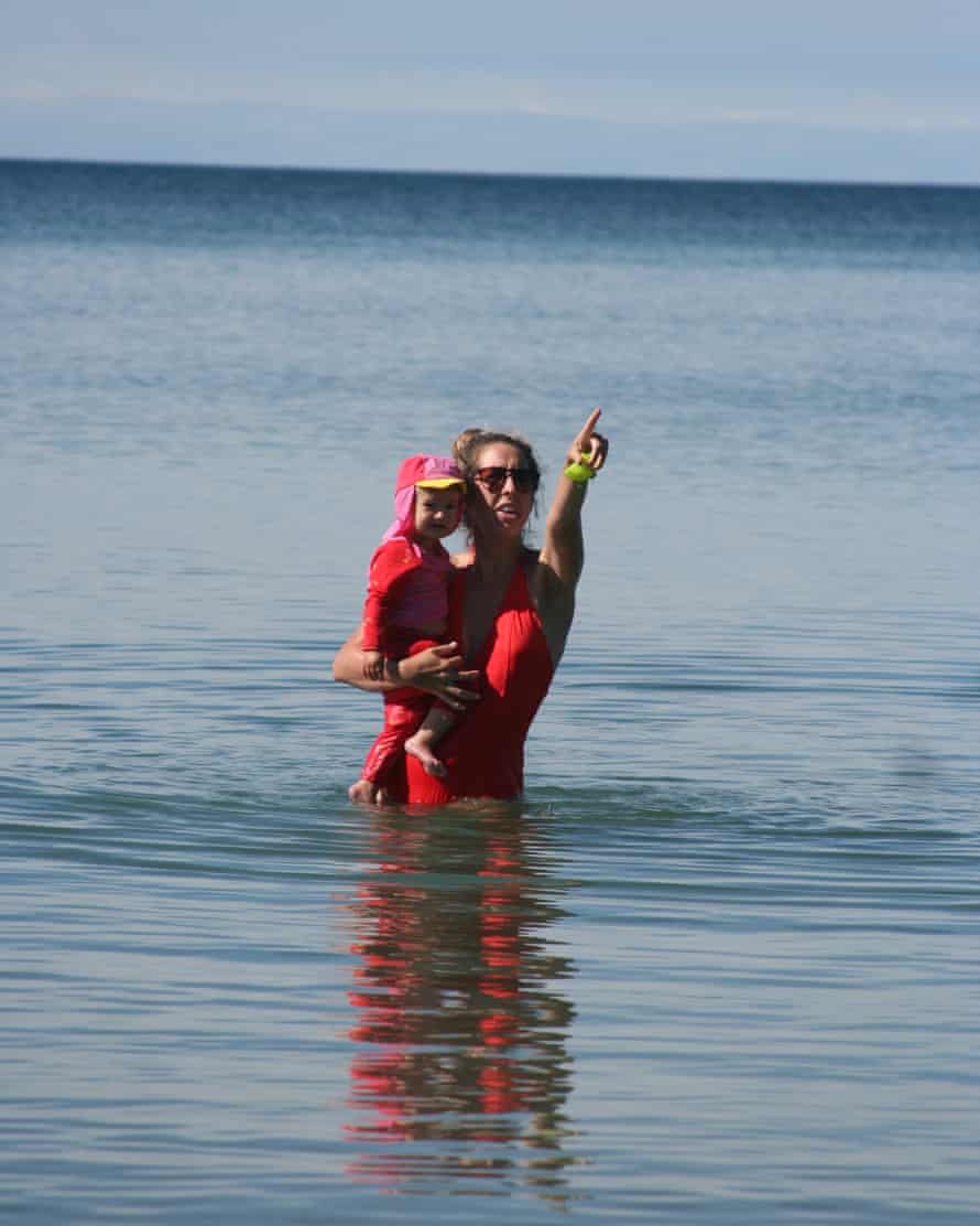 Amy Baker-Floyd with her daughter