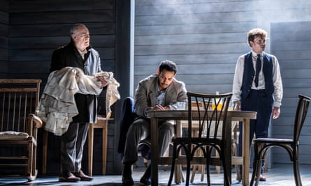 Almost Beckettian in its starkness … Cox, McCormack and Kynaston in Long Day’s Journey Into Night.