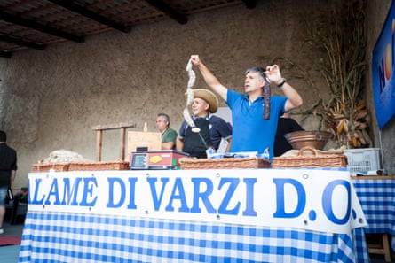 The famous salame di Varzi salami.