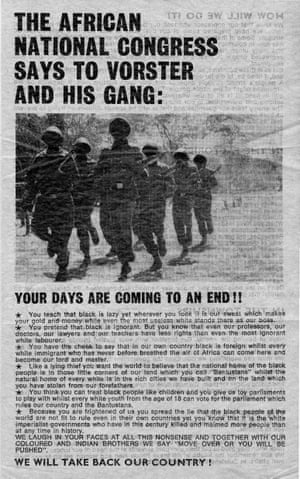 An ANC propaganda leaflet