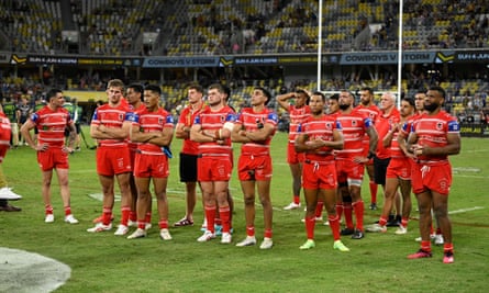 The Dragons setelah kekalahan akhir pekan dari Cowboys.