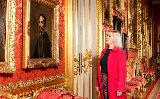 ‘Electrified’: Laura Cumming in front of Velázquez’s Portrait of a Man at Apsley House, London.