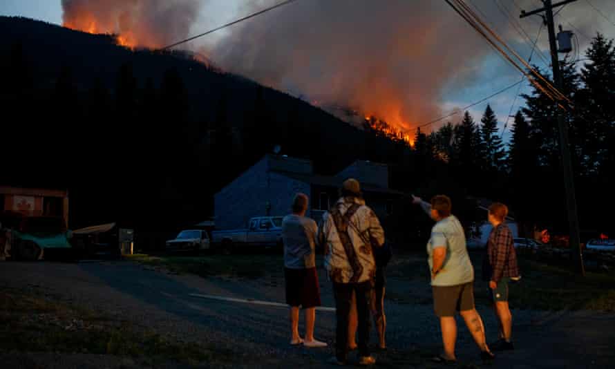 The Embleton Mountain wildfire