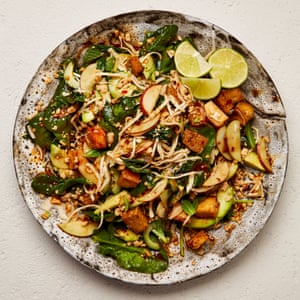 Meera Sodha’s rojak salad with avocado, tofu and tamarind.